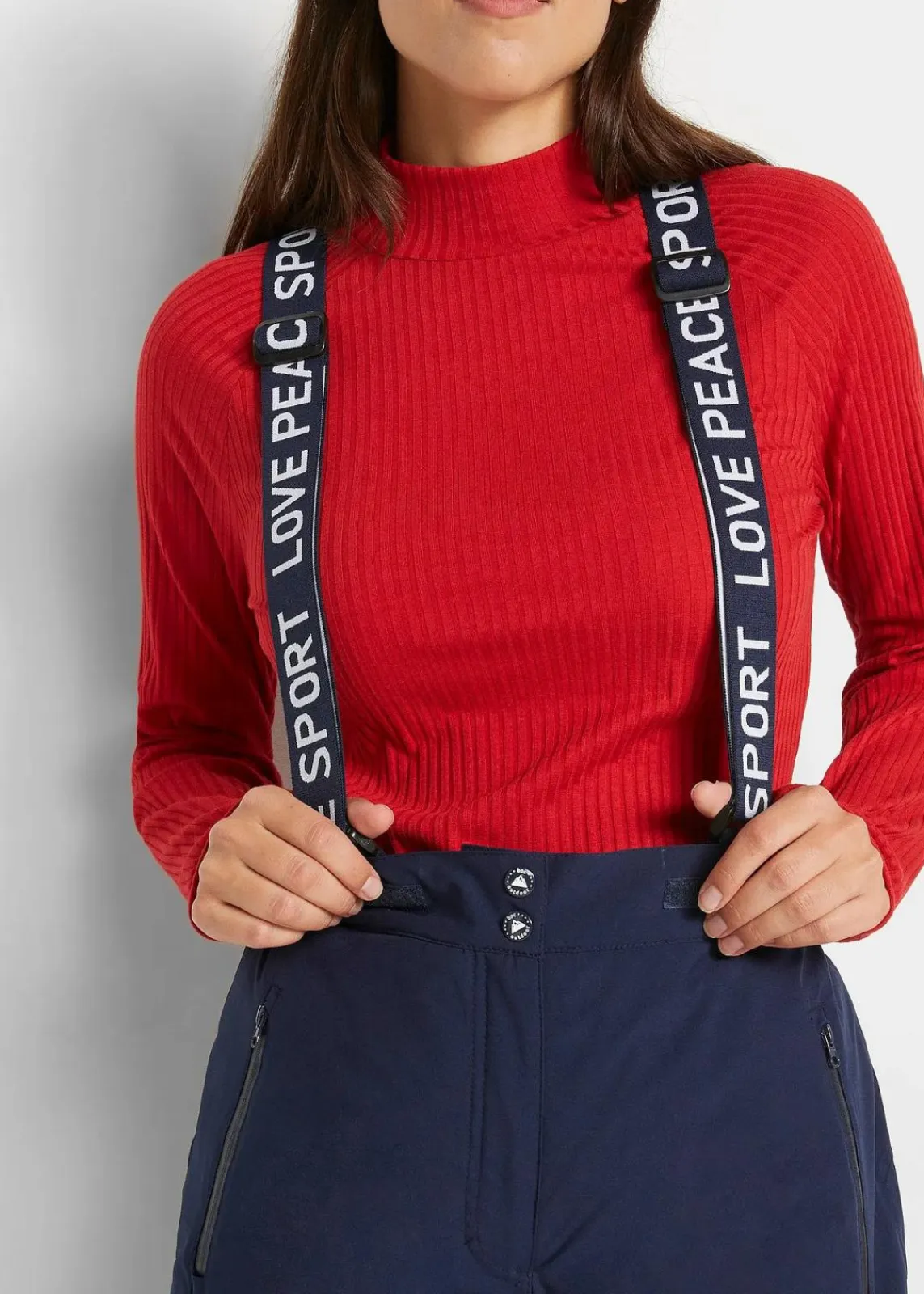 bonprix Bekleidung·Jumpsuits|Bekleidung·Sweat^Ski Funktions-Thermohose mit abnehmbaren Trägern, wasserdicht dunkelblau
