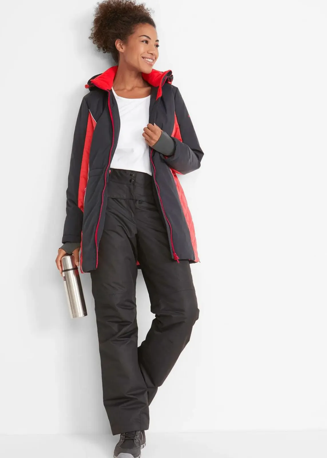 bonprix Outdoorbekleidung|Thermobekleidung^Ski Funktions-Thermohose, wasserabweisend schwarz