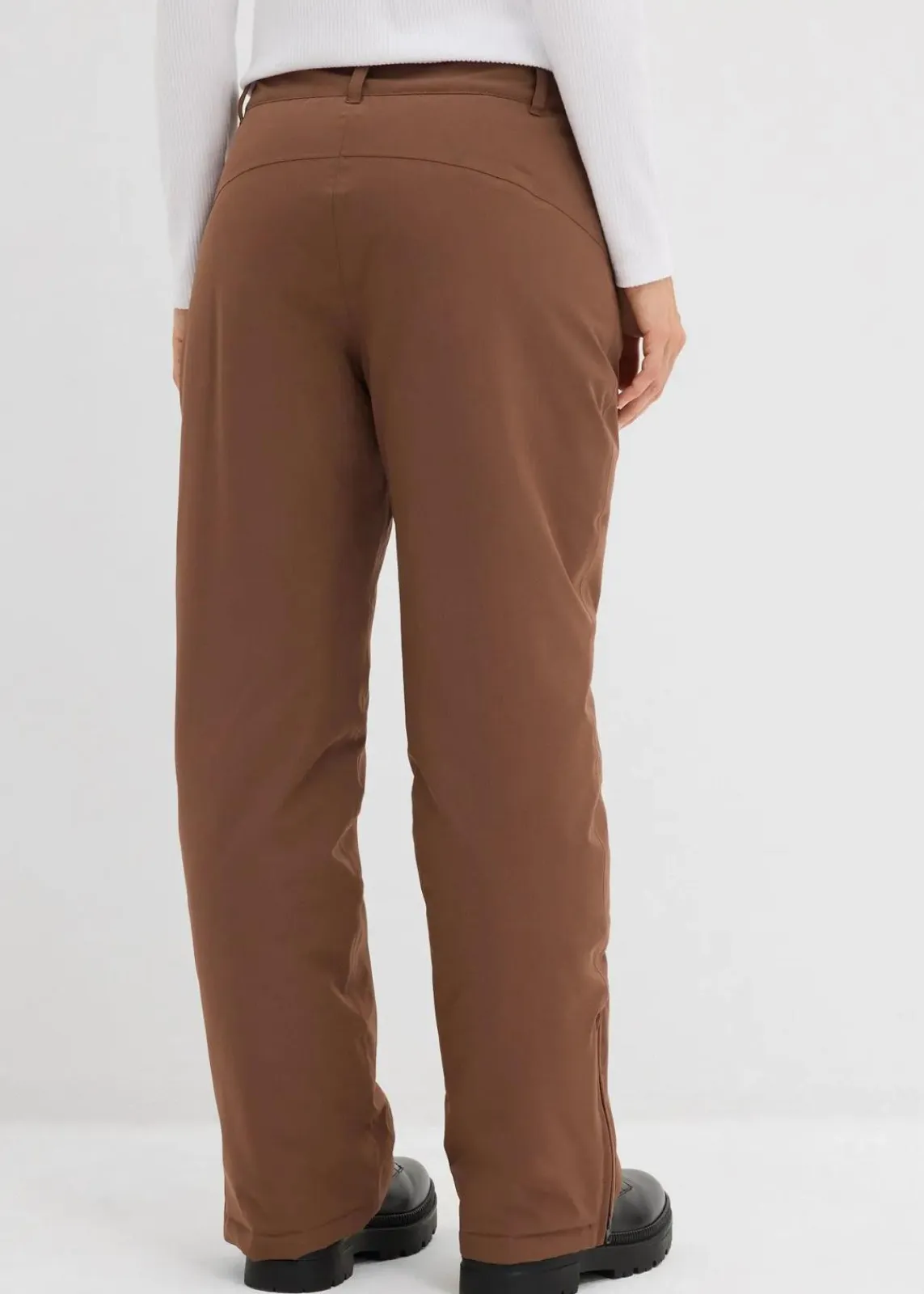 bonprix Bekleidung·Jumpsuits|Bekleidung·Sweat^Ski-Funktionshose, warm wattiert, mit Schneefang hellbraun