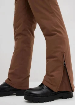 bonprix Bekleidung·Jumpsuits|Bekleidung·Sweat^Ski-Funktionshose, warm wattiert, mit Schneefang hellbraun