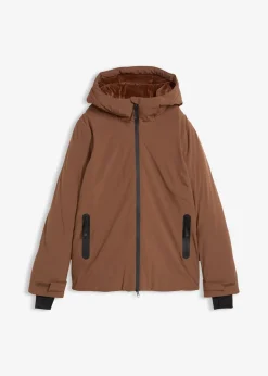 bonprix Bekleidung·Jumpsuits|Bekleidung·Sweat^Skijacke, mit Schneefang hellbraun