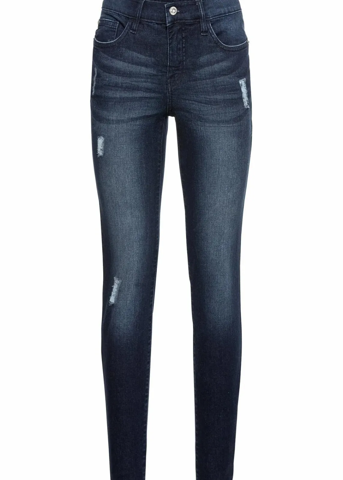bonprix Bekleidung·Shirts & Tops|Jeans^Skinny Jeans dunkelblau denim
