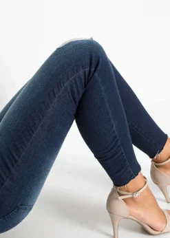 bonprix Bekleidung·Shirts & Tops|Jeans^Skinny Jeans dunkelblau denim