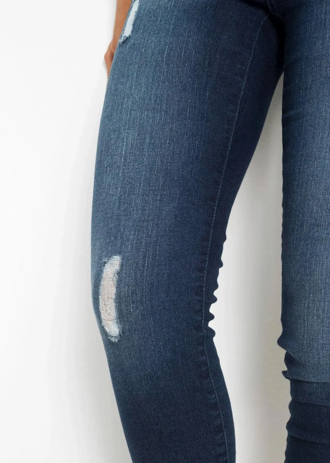 bonprix Bekleidung·Shirts & Tops|Jeans^Skinny Jeans dunkelblau denim