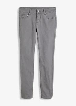 bonprix Jeans^Skinny Jeans Mid Waist, Stretch hellgrau denim