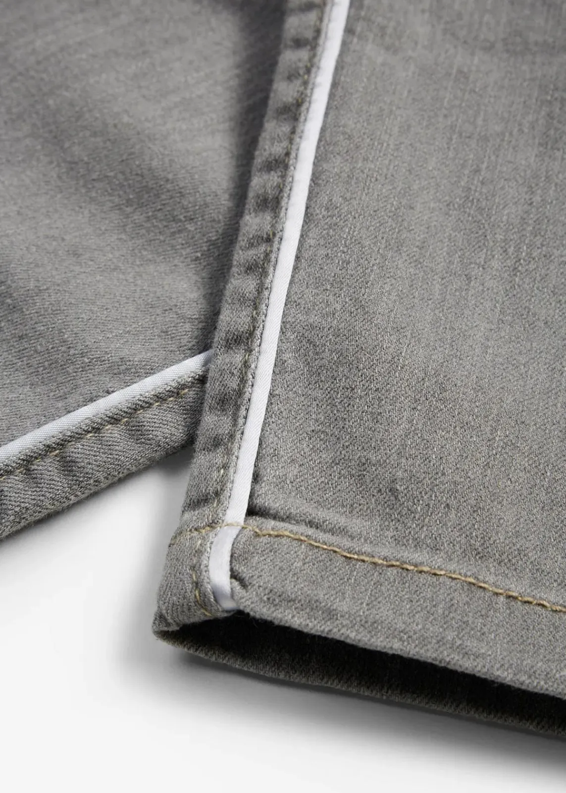 bonprix Kurzgrößen|Bekleidung·Shirts & Tops^Skinny-Jeans High Waist, 7/8 Komfort-Stretch hellgrau denim