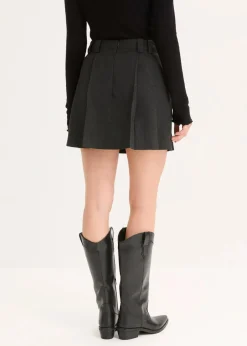 bonprix Bekleidung·Outdoorbekleidung|Bekleidung·Kleider^Skort dunkelanthrazit meliert