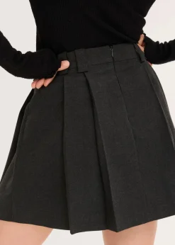 bonprix Bekleidung·Outdoorbekleidung|Bekleidung·Kleider^Skort dunkelanthrazit meliert