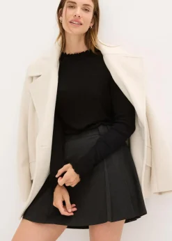 bonprix Bekleidung·Outdoorbekleidung|Bekleidung·Kleider^Skort dunkelanthrazit meliert