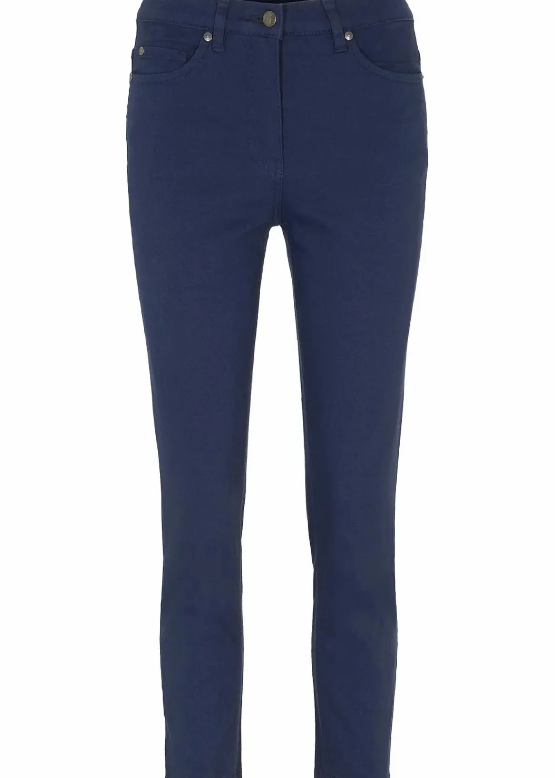 bonprix Bekleidung·Kleider^Slim Fit 7/8-Hose, High Waist dunkelblau