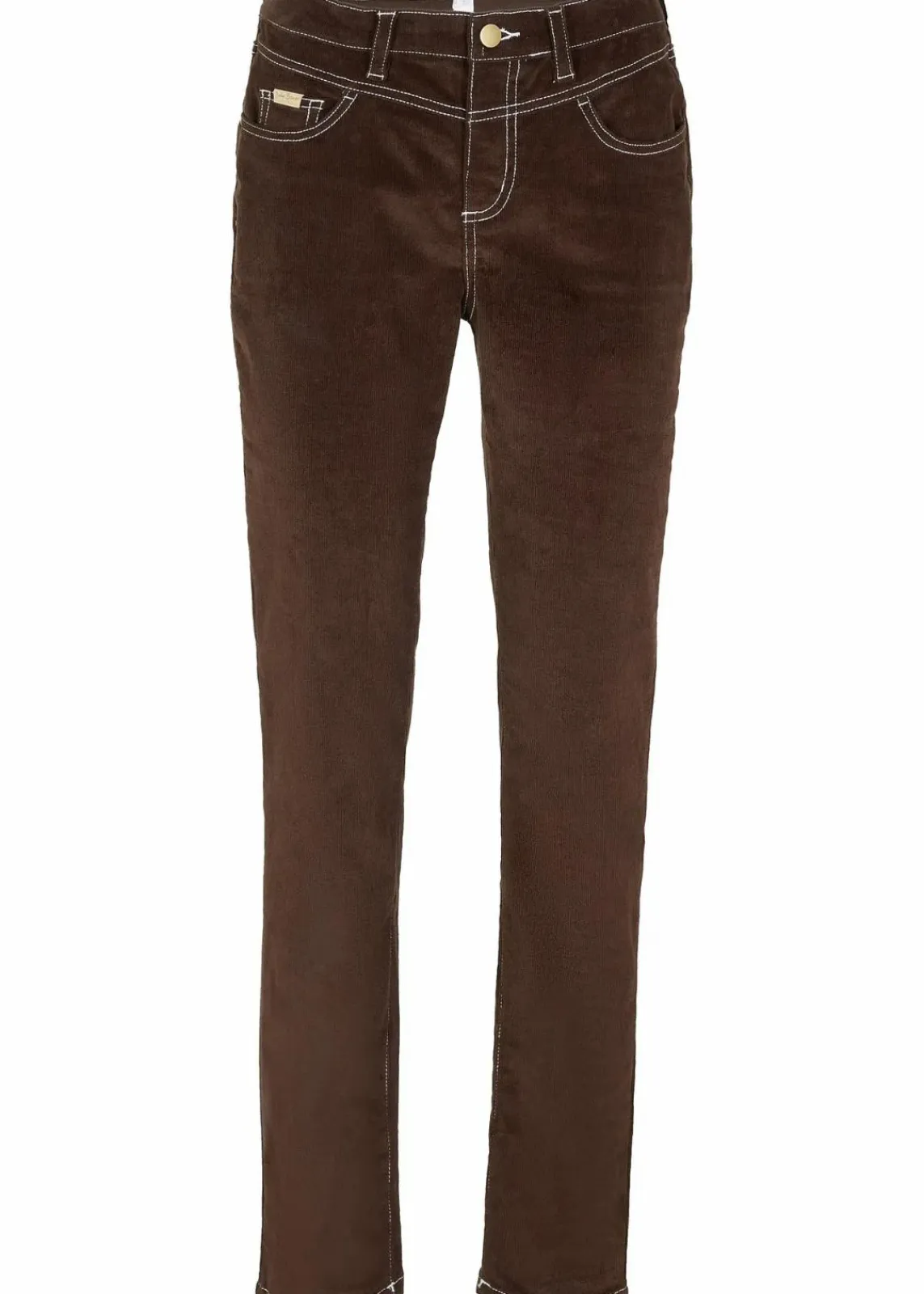 bonprix Bekleidung·Kleider|Hosen^Slim Fit Stretch-Cordhose dunkelbraun used