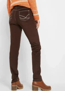 bonprix Bekleidung·Kleider|Hosen^Slim Fit Stretch-Cordhose dunkelbraun used