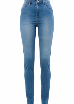 bonprix Jeans|Bekleidung·Shirts & Tops^Slim-Fit-Jeans High Waist, Super Stretch blue stone used