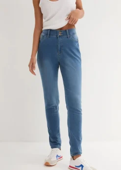 bonprix Jeans|Bekleidung·Shirts & Tops^Slim-Fit-Jeans High Waist, Super Stretch blue stone used