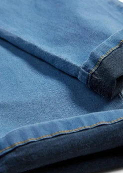 bonprix Jeans|Kurzgrößen^Slim-Fit-Jeans Mid Waist, Super Stretch blue stone