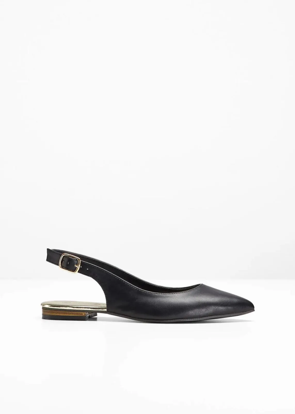 bonprix Sommerschuhe^Sling-Ballerinas schwarz