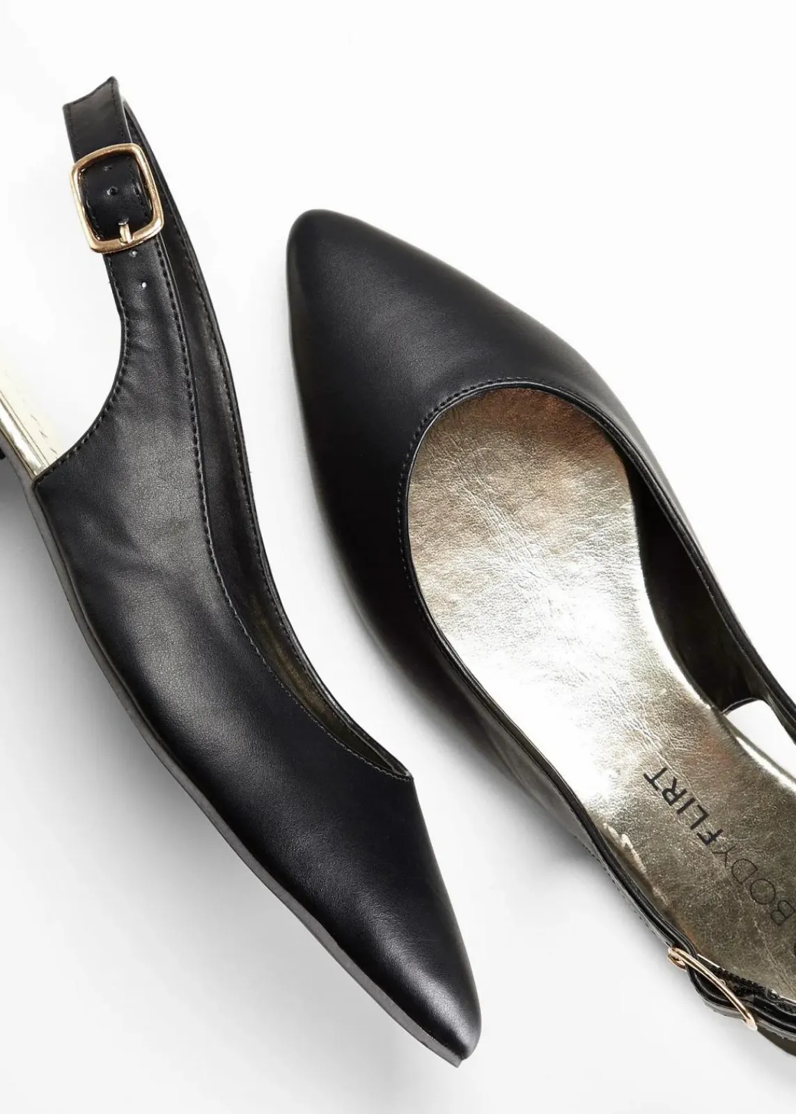 bonprix Sommerschuhe^Sling-Ballerinas schwarz