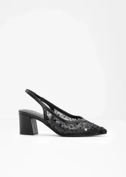 bonprix Pumps|Festliche Mode^Slingpumps schwarz
