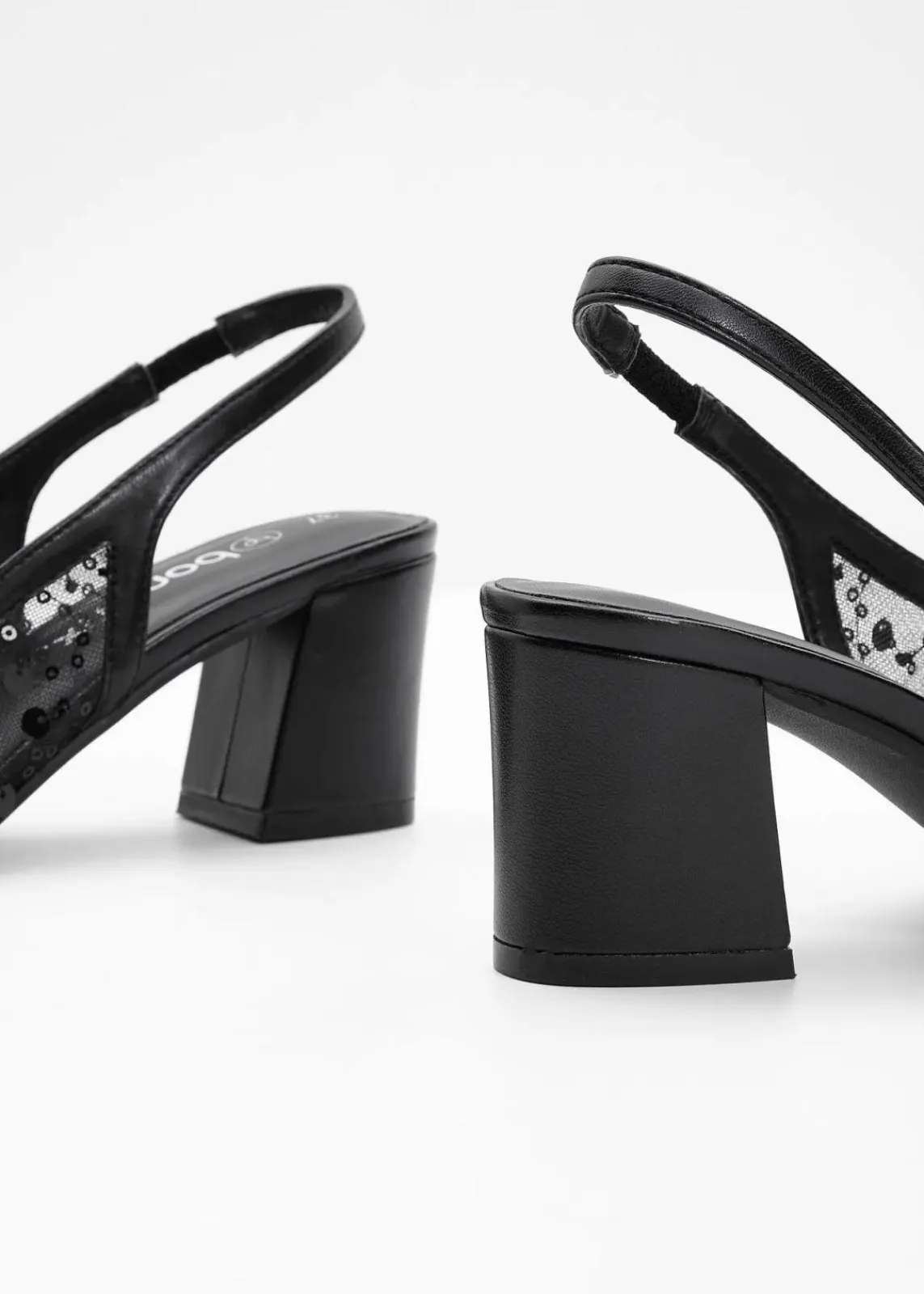 bonprix Pumps|Festliche Mode^Slingpumps schwarz