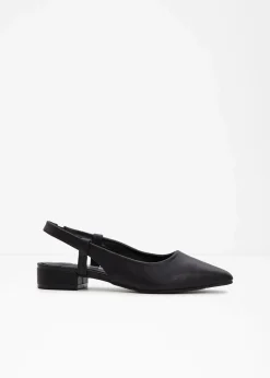 bonprix Pumps^Slingpumps mit flachem Absatz schwarz