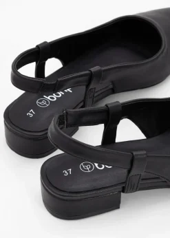 bonprix Pumps^Slingpumps mit flachem Absatz schwarz