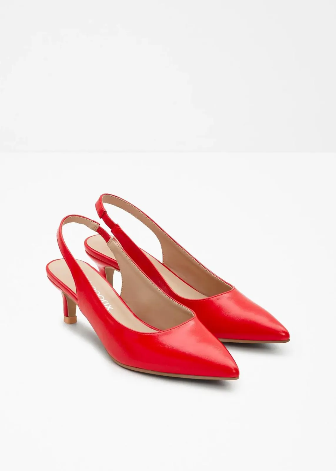 bonprix Pumps^Slingpumps mit schmalem Absatz rot