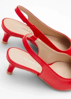 bonprix Pumps^Slingpumps mit schmalem Absatz rot