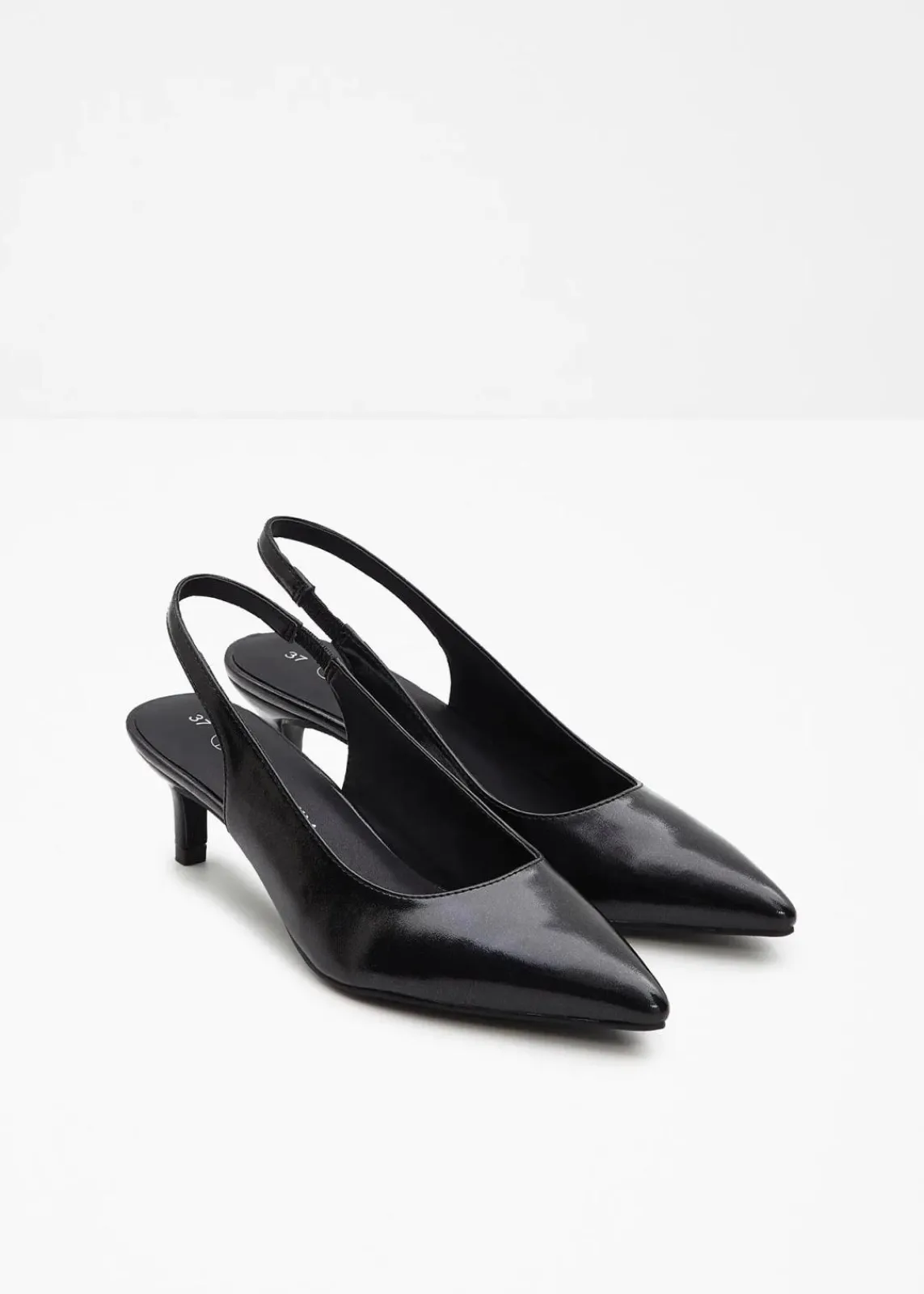 bonprix Pumps^Slingpumps mit schmalem Absatz schwarz