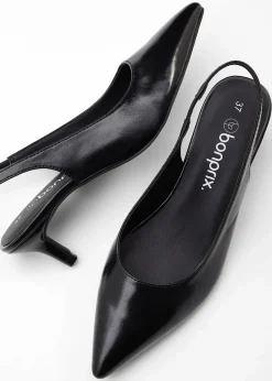 bonprix Pumps^Slingpumps mit schmalem Absatz schwarz