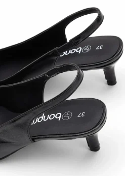 bonprix Pumps^Slingpumps mit schmalem Absatz schwarz