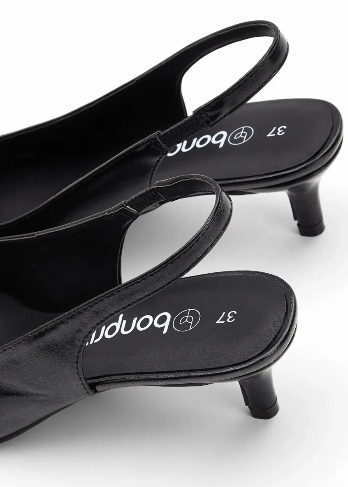 bonprix Pumps^Slingpumps mit schmalem Absatz schwarz