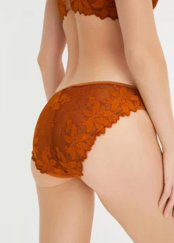 bonprix Wäsche·Dessous|Wäsche·Höschen^Slip aus zarter Spitze bronze