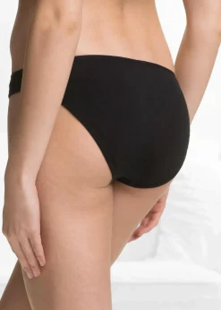 bonprix Höschen|Baumwollunterwäsche^Slip (6er Pack) schwarz