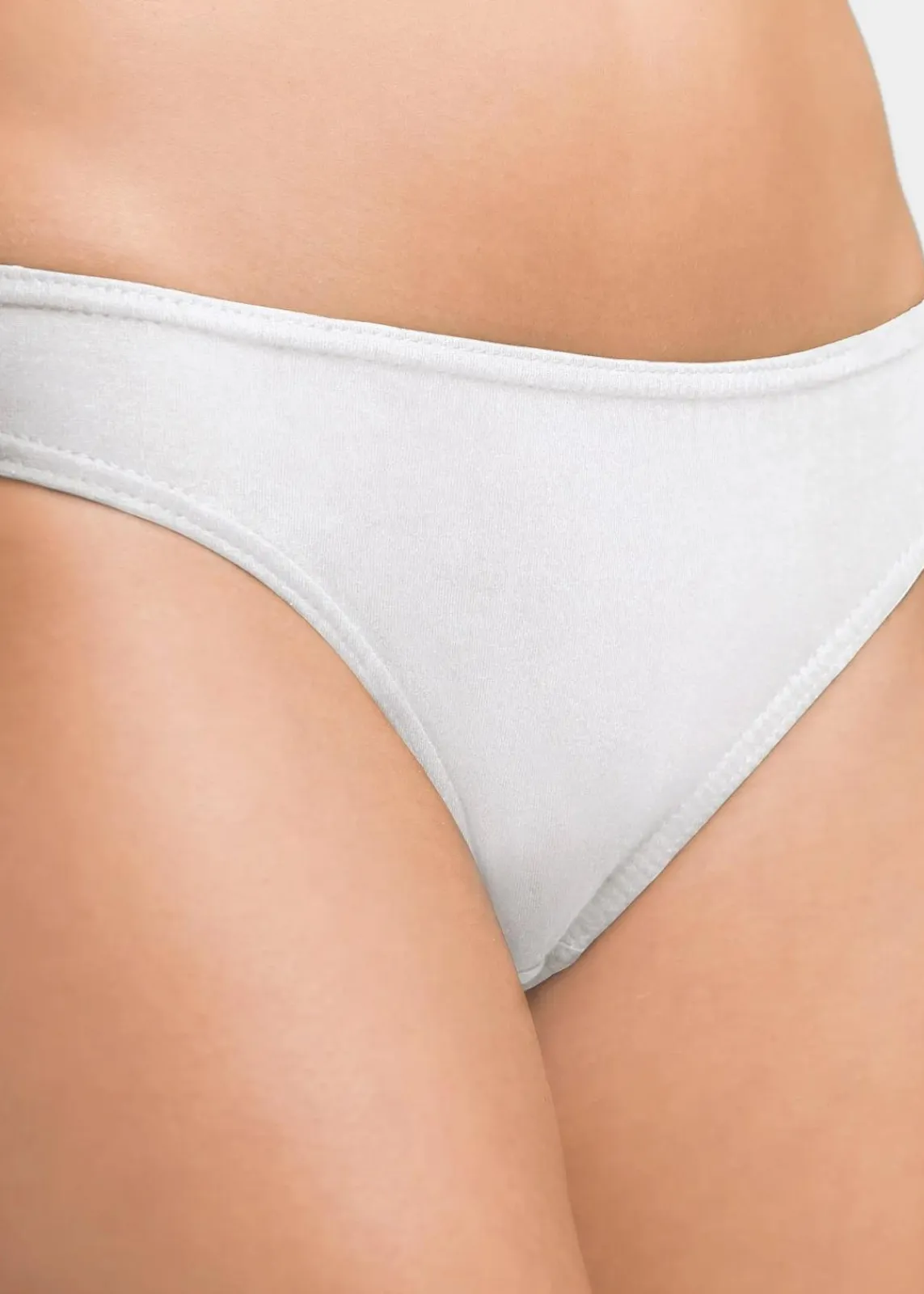 bonprix Höschen|Baumwollunterwäsche^Slip (10er Pack) weiß