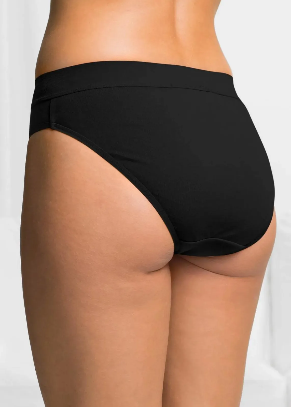 bonprix Wäsche·Basics|Wäsche·Baumwollunterwäsche^Slip (10er Pack) schwarz