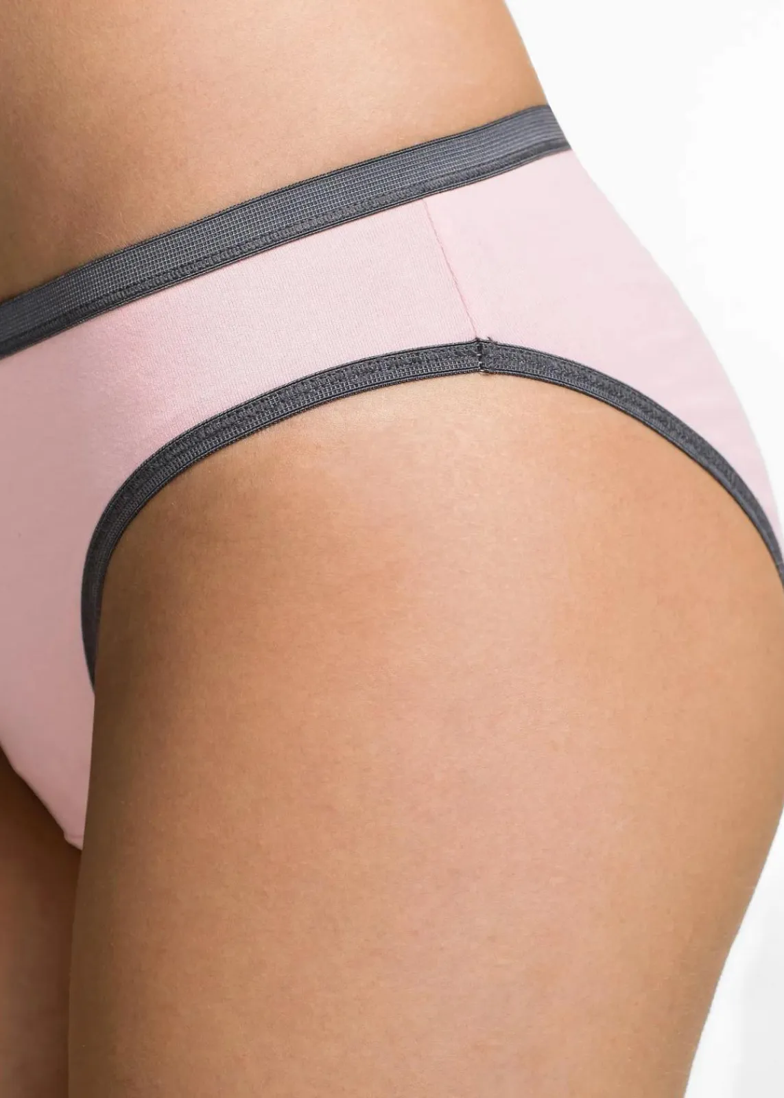 bonprix Wäsche·Baumwollunterwäsche|Wäsche·Höschen^Slip (5er Pack) blau + rosa + wollweiß bedruckt