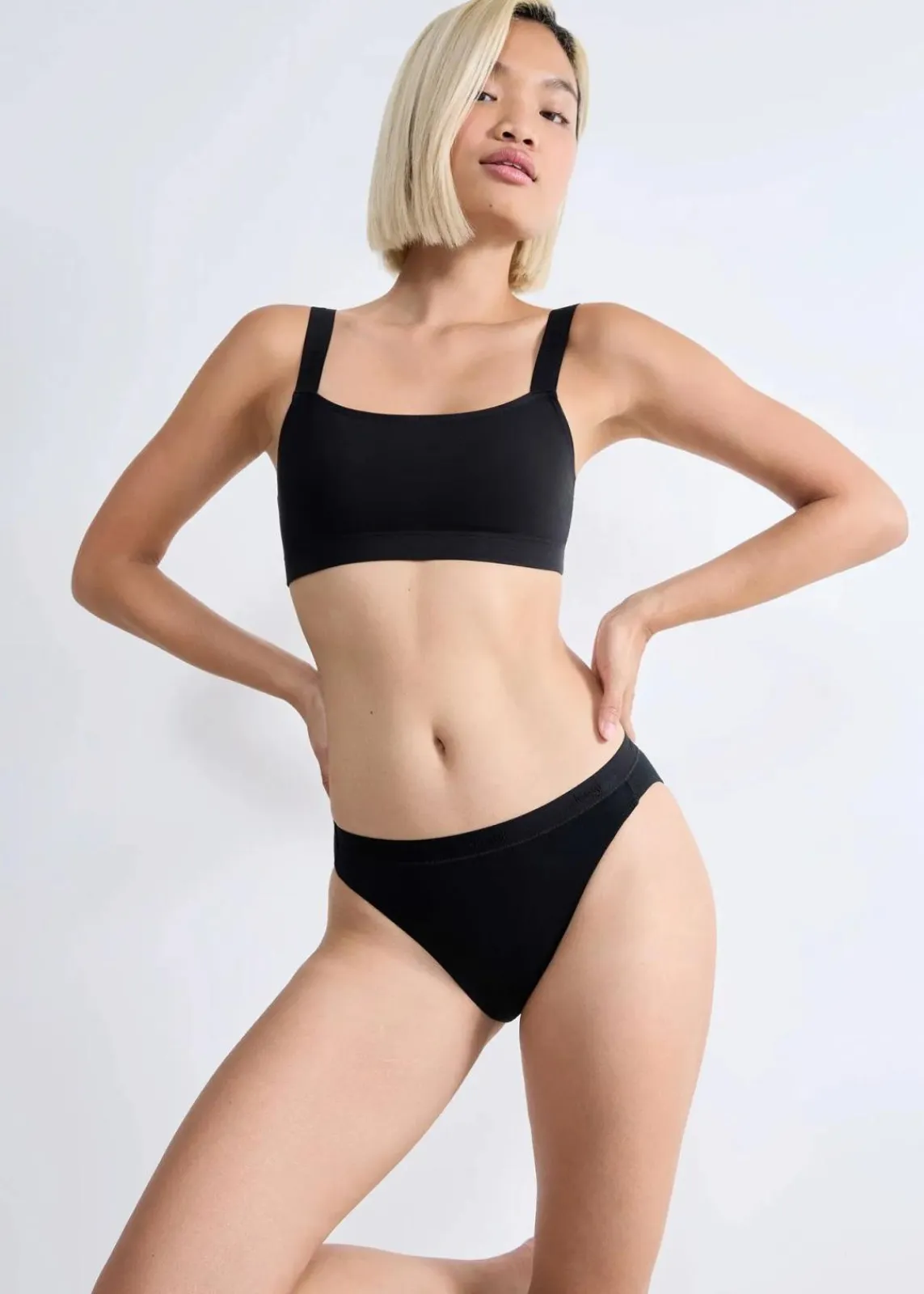 Sloggi Wäsche·Baumwollunterwäsche|Wäsche·Höschen^GO Casual High leg Slip (2er Pack) 2x schwarz