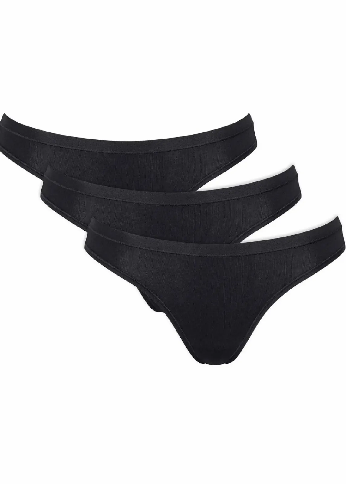 Sloggi Wäsche·Baumwollunterwäsche|Wäsche·Höschen^GO Daily Cotton Mini Slips (3er Pack) 3x schwarz