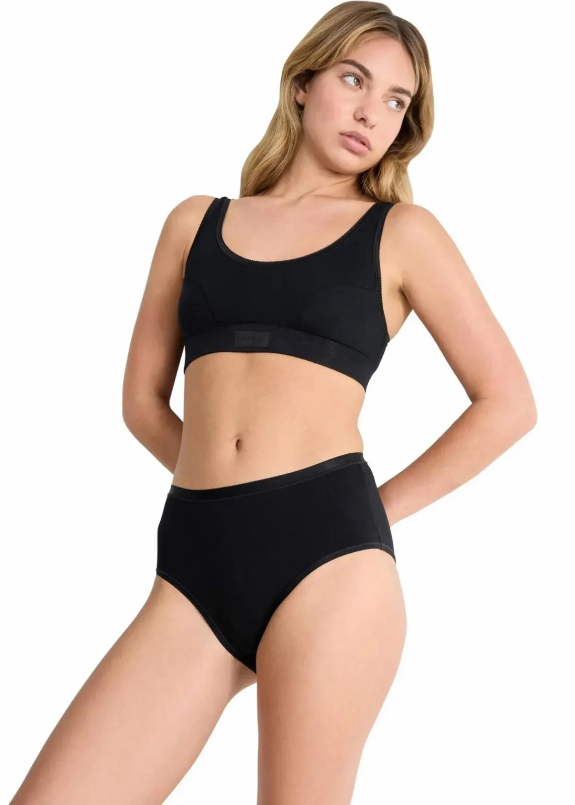 Sloggi Wäsche·Baumwollunterwäsche|Baumwollunterwäsche^GO Daily Cotton Midi Slip (3er Pack) 3x schwarz