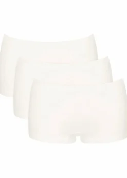 Sloggi Wäsche·Baumwollunterwäsche|Wäsche·Höschen^GO Daily Cotton Shorts (3er Pack) 3x weiß