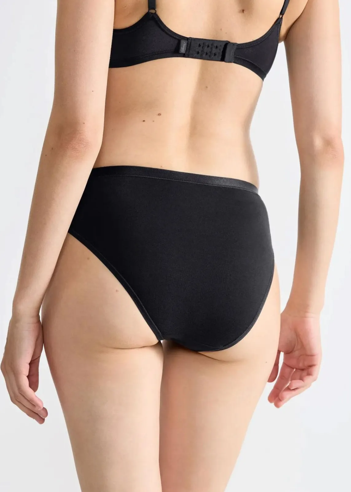 Sloggi Wäsche·Baumwollunterwäsche|Baumwollunterwäsche^GO Daily Cotton Tai Slip (3er Pack) 3x schwarz