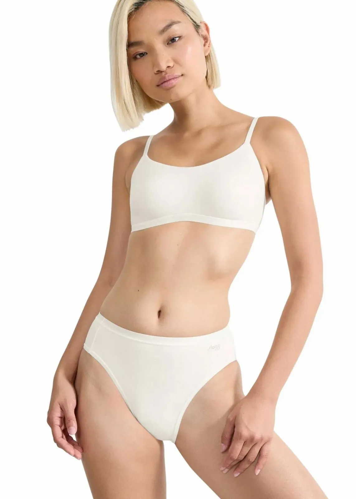 Sloggi Wäsche·Baumwollunterwäsche|Wäsche·Höschen^GO Daily Cotton Tai Slip (3er Pack) 3x weiß