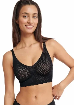 Sloggi Nachhaltigere Materialien|Sloggi^ZERO Feel Bliss Bralette schwarz