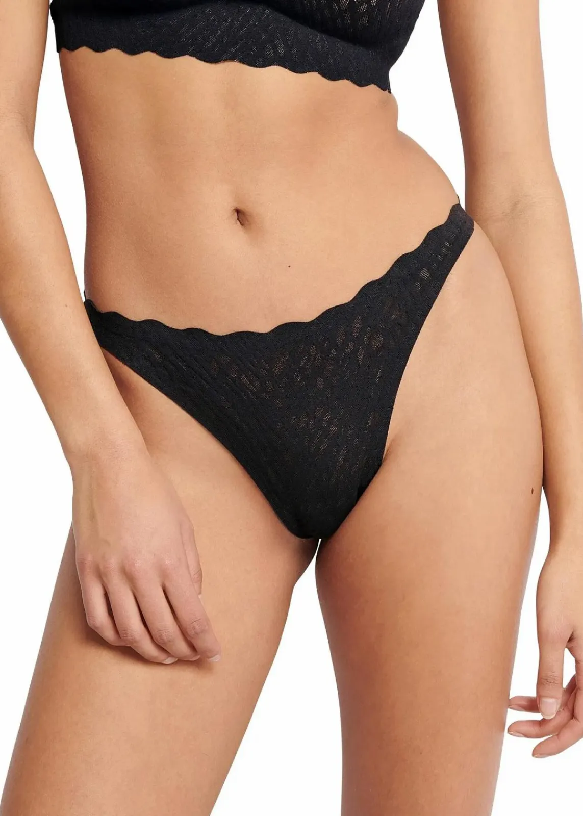 Sloggi Wäsche·Höschen|Nachhaltigere Materialien^ZERO Feel Bliss String schwarz