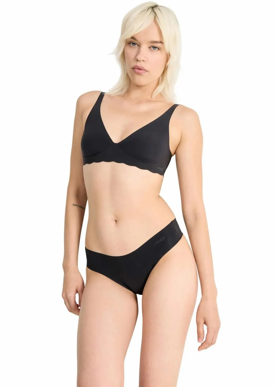 Sloggi Wäsche·Höschen|Sloggi^ZERO Microfibre 2.0 Hipstring (2er Pack) 2x schwarz