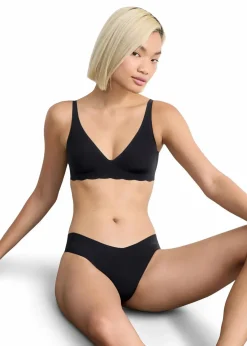 Sloggi Wäsche·Höschen|Sloggi^ZERO Microfibre 2.0 Hipstring (2er Pack) braun + schwarz