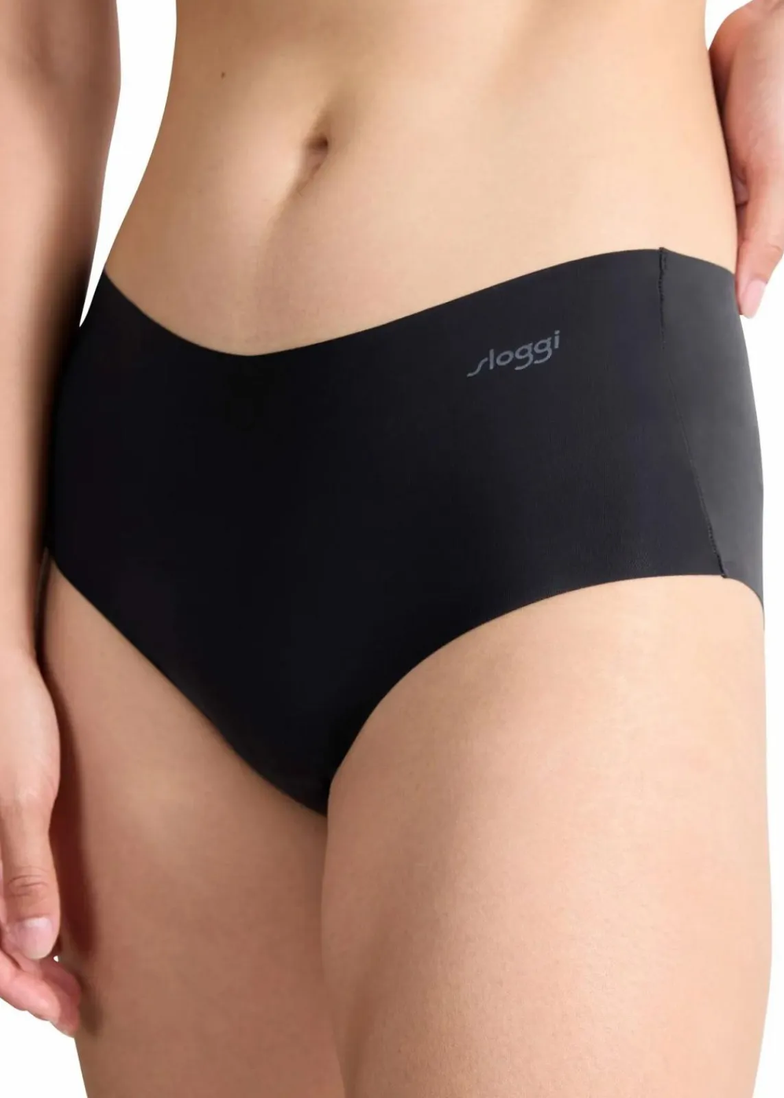 Sloggi Wäsche·Höschen|Sloggi^ZERO Microfibre 2.0 Short (2er Pack) braun + schwarz