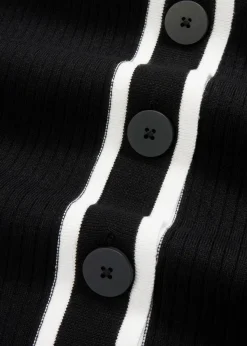 bonprix Bekleidung·Umstandsmode|Bekleidung·Jeans^Smart Cardigan schwarz/wollweiß