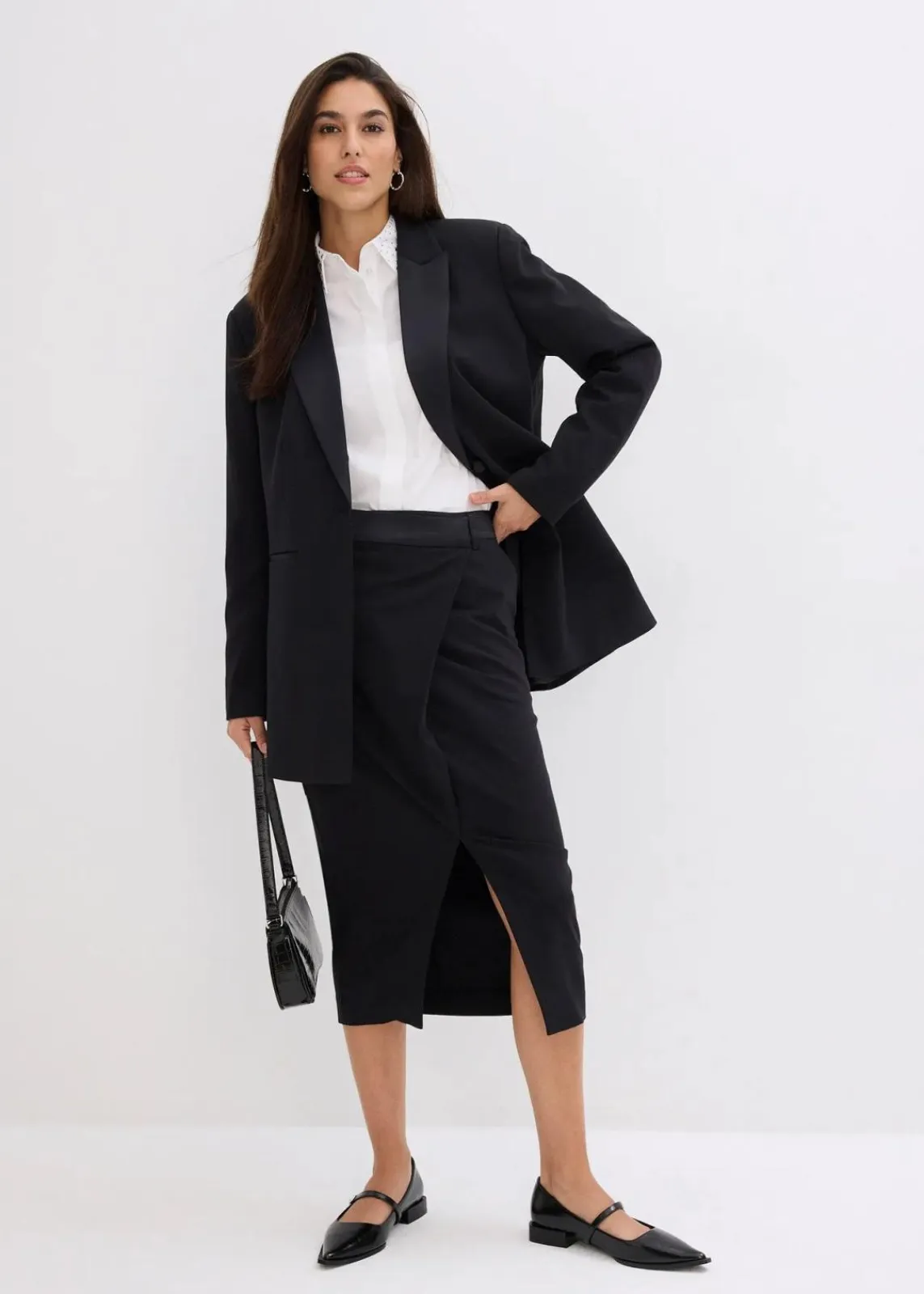 bonprix Bekleidung·Basics|Blazer^Smoking-Blazer schwarz