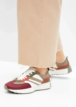 bonprix Sneaker^Sneaker weiß/graubeige/multi